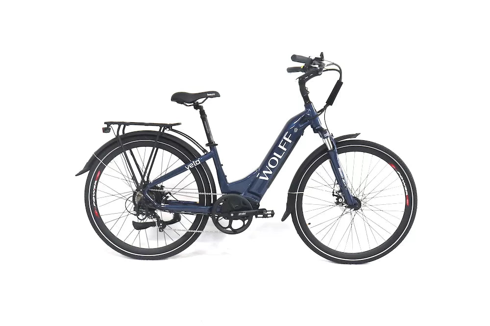 Vela Step-Through E-Bike Hybrid Cruiser – Wolff E-Bikes